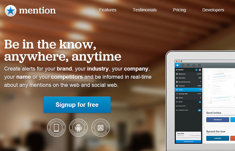Mention, posible alternativa a Google Alerts