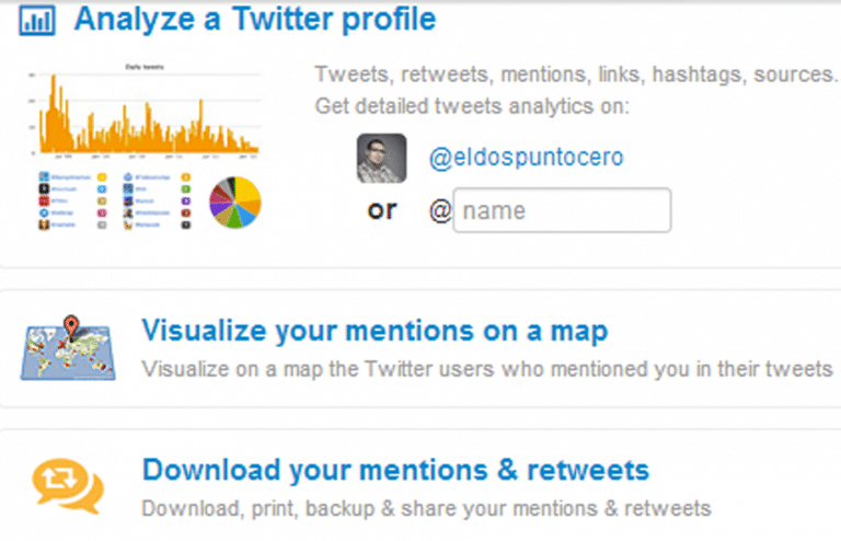 Twitonomy, analítica para Twitter