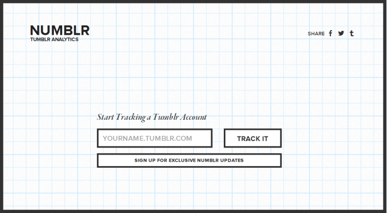 Tumblr analytics