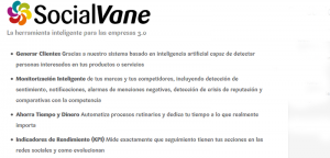 SocialVane, herramienta de monitorización