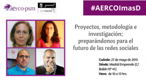 Investigación, Innovación y proyectos chulos en el próximo evento de AERCO-PSM en Madrid
