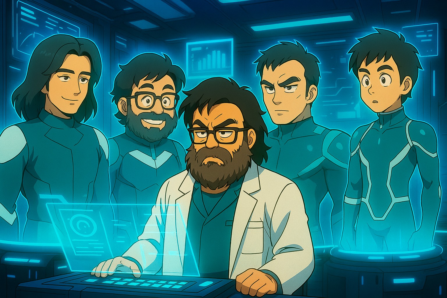 Imagen destacada para la entrada Crear User Personas Inclusivas con Inteligencia Artificial en la que se ve a un investigador creando distintas versiones de una user persona